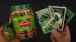+1 HOUR ASMR Candy 'n' Solitaire ~ Extra Chewy Gummy Pickles