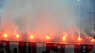 Vuurwerk afscheid Edwin vd Sar