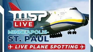 🔴 LIVE MSP AIRPORT ACTION FT. ANTONOV AN-124! ✈ Arrivals & Departures w/ ATC ✈ 3/6/25