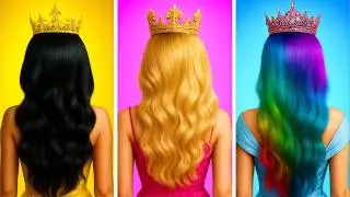 Красивый РОЗОВЫЙ макияж для девочки! 💖✨ Полное преображение