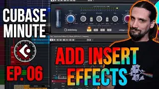 Cubase Minute Ep.6 How To Add Insert Effects #cubaseminute #domsigalas