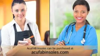 Introducing AcuFAB Insoles&trade; for those who work on their feet all day