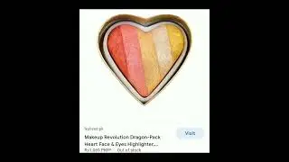 revolution heart highlighter pigments. 👌