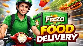 Bike Riding with Fizza and food delivery in London 
