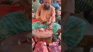 Awesome Meat Cutting #meatcuttingskills #meatprocessing #goatmeatcutting #food