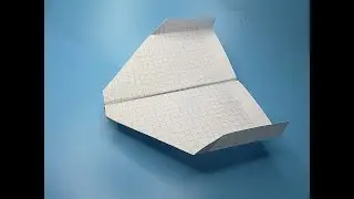 How to make the world record paper airplane! The sky king! Easy steps