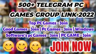 🎮 500+ TELEGRAM PC GAMES GROUP LINK 2022 😜| 🔥Gaming Team Telegram Group Link 2022 🔥🔥🔥