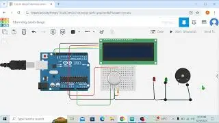 Arduino smoke detector system in tinkercad