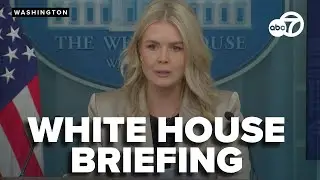 WATCH: Press Secretary Karoline Leavitt holds weekly White House briefing after government shutdown