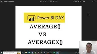 POWER BI DAX AVERAGE VS AVERAGEX Example Tutorial