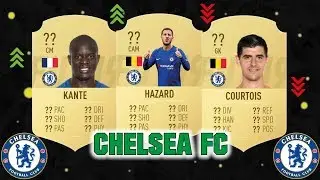 FIFA 19 | CHELSEA FC PLAYER RATINGS 😳💯| FT. HAZARD, KANTE, COURTOIS... etc