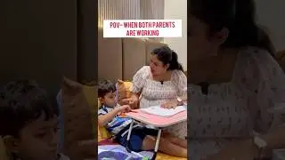 Working parents struggles! #shorts #ytshorts #comedy #relatable #funny #marriedlife #workingparents