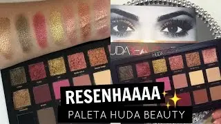 RESENHA PALETA HUDA BEAUTY | Amanda Pastore