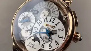 Bovet Recital 7 Orbis Mundi Moon Phase Limited Edition DTR7-RG-000-W3-06 Bovet 1822 Watch Review