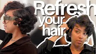 Essential Short Hair Styling Tool For Under $30! Refresh Your Blow Out, Silk Press, or Roller Set