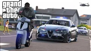 RUBO nei SUPERMERCATI e FUGA in PIAGGIO LIBERTY S - Gta Mod Vita Da Gangster (10) #89