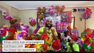 22dec GOOD NEWS ARAB MAKES A NICE GESTURE WITH THE CHILDREN FOR CHRISTMAS/ DISTRIBUTION OF CHRIST...