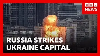 Russia strikes Kyiv ahead of US-Ukrainepeace talks |BBC News