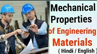 Mechanical Properties of Materials Explained | Strength, Toughness, Hardness | Hindi + English