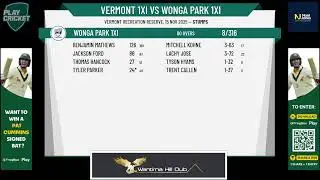 Vermont 1XI v Wonga Park 1XI