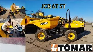 JCB 6TON 2015R ID 8605 swivel site dumper wozidło obrotowe 6 ton