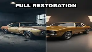 Satisfying ASMR Restoration of a 1969 Camaro Z28  Full Build, No Talking