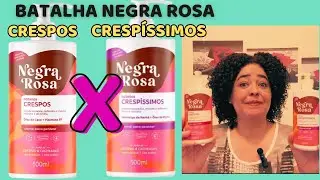 Batalha entre os Cremes de Pentear Negra Rosa: Crespos vs Crespíssimos!