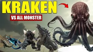 kraken VS All Monsters | 3D Monsters Size Comparison 2025