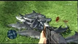 Far Cry 3 map editor testing land sharks