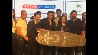 Mickey Mehta Launches Tata Sky Actve Fitness with Salman Khan and Sunil Shetty