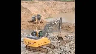 Excavator, Dump Trucks, Shantui Bulldozer, Motor Grader Process Work on road project