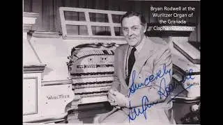 Bryan Rodwell at the Compton Organ of the Gaumont Theatre, Coventry, in 1961