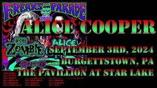Alice Cooper - September 3rd, 2024 - Burgettstown, PA - The Pavillion at Star Lake (BEST AUDIO)