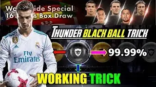 How to get a black ball in worldwide special box draw.|| thunder black ball trick ||