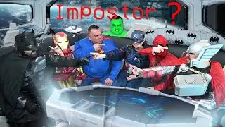 Superheroes In Among Us VS Superhero Impostor