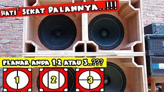 Yang Benar Sekat dalam Box Planar !? Rahasia Bass antep glerr !?