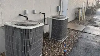 Various Bryant, Rheem, Lennox, and Weatherking central air conditioners! (Revisit) (Some running)