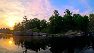 Kayak Bass Fishing In Some Crystal Clear Water! - Cranberry Lake, Ontario