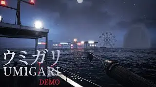 Japanese Horror Game About Fishing In The Cursed Flooded World *Full Demo* - UMIGARI (No Commentary)