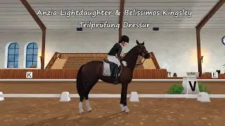 CCI2* des Gestüt Silberblicks; Anzia Ligthdaughter & Belissimos Kingsley, Teilprüfung Dressur
