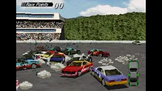 DESTRUCTION DERBY on ANBERNIC RG350 / RG350M PlayStation one psx4all