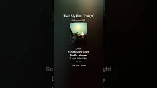 “Hold My Hand Tonight” #suno