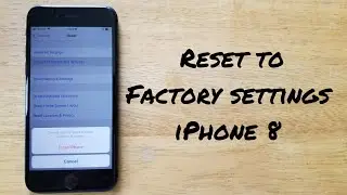 Как сбросить настройки iPhone 8/8 plus до заводских