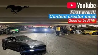Creators + cars = Garage takeover. 🔥🔥