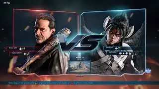 Tekken 7 | Negan DESTROYED by Devil Jin's Lazer attack | Epic Battle | Negan VS Devil Jin
