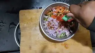 Fresh vegetables salad 🥗 #subscribe #support #salad #food #foodie 