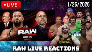 RAW Live Reactions 1/26/2026 - Donations Book Future Matches