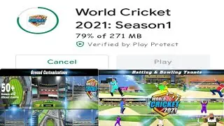 How We can Easily Install World Cricket 2021 New game || Game launched on play store