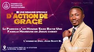 Le Pardon d'homme sage b&acirc;tir sa maison | Cult Vesperal d'action de Grace | Avec HD. John Scott B