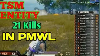 TSM Entity 21 Kills In PMWL WEEK 3 DAY 1 OR in top 5 | PMWL | TSM ENTITY | U LEVEL UP |